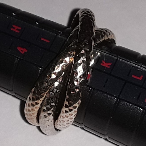 HOLD - NOT FOR SALE - Puzzle ring - gold (LIRM) over 925 SS Italy - Picture 4 of 4